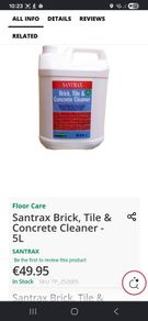 Santrax Brick Tile And Concrete Cleaner