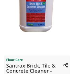 Santrax Brick Tile And Concrete Cleaner