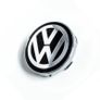 4x Volkswagen hub cover wheel center rim VW 60mm black and grey New Image 3