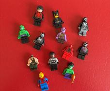 lego marvel d.c minifigures x 12