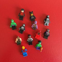 lego marvel d.c minifigures x 12