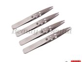 4x Beauty Girls Stainless Steel Eyebrow Hair Removing Tweezers