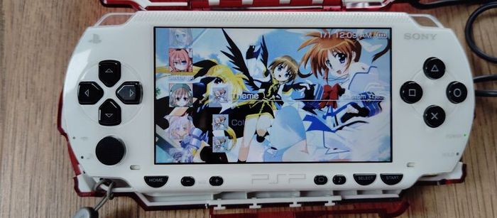 Psp Modded White 64gb Original Charger Original Battery