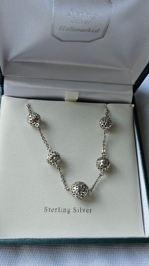 NEW - Sterling silver necklace