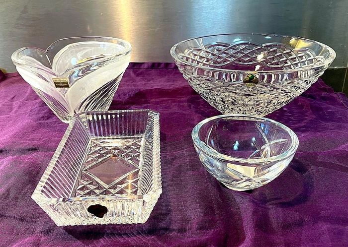 2 Waterford Crystal accessories