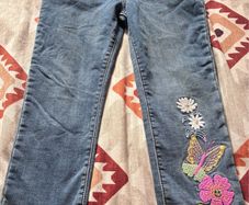 Girl drawstring jeans 5-6 years