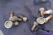 Genuine Audi vw skoda seat wheel lock nuts , locking nut key, nuts, bolt cover remover, wheel fitting pin, breaking parts Vossen Miami
