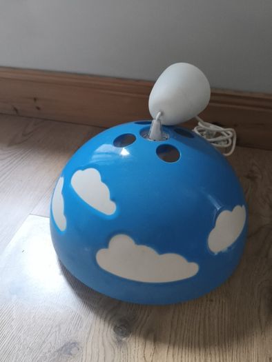 Blue ceiling light