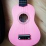 Pink ukulele with bag Image 3