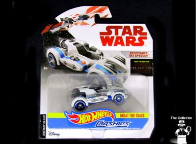 Hot Wheels Star Wars Carships Resistance Ski Speeder Die-Cast Collectors Model