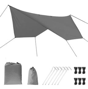 Hammock Rain Fly Tent Tarp, [300cm x 300cm] Lightweight Anti-UV Hammock Tent Tarp, Waterproof Camping Shelter, Portable Basha Sunshade for Camping Hiking Picnic Travel (FREE POSTAGE)