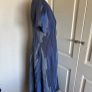 Colour 5 Power viscose blue grey dress size 10 long Image 4