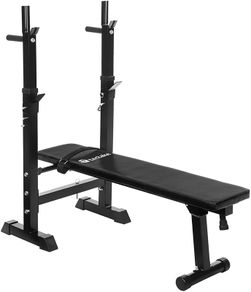 _Multi Function Folding Weight Training Bench Adjustable Barbell
