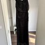 Black sequin debs dress Image 2
