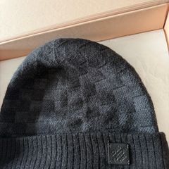 Louis Vuitton Damier print beanie