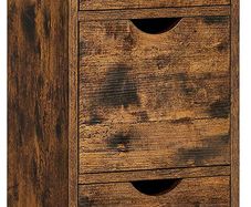 _Slim Bathroom Cabinet with 3 Drawers, Chest of Drawers