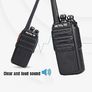 RT24 Walkie Talkies for Adults, Rechargeable 2 Way Radio Long Range PMR446 License Free 16 Channels CTCSS/DCS, Two Way Radio with Earpiece and USB Charging Base(Black, 2 Pair) Image 3
