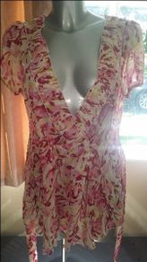 Bm lovely summer blouse size UK18 EUR46 postage included