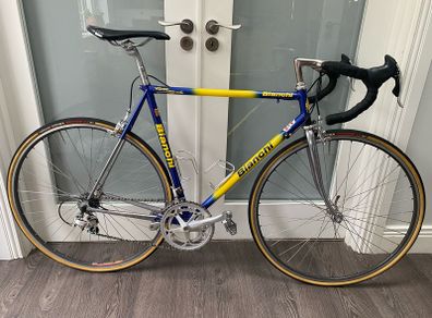 Bianchi Vintage Steel Road Bike, Size 56, Campagnolo 9 Speed