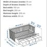 IKEA HEMNES Day Bed with 2 Mattresses Image 4