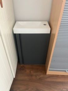 Cloakroom Bathroom Cabinet with wash hand basin