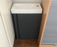 Cloakroom Bathroom Cabinet with wash hand basin