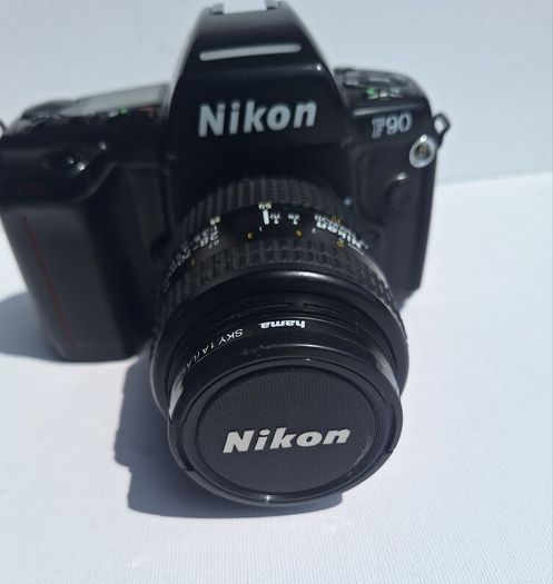 Nikon F90 camera  and lens