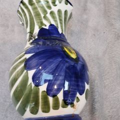 Vintage Ceramic Hand-painted Cabo Vase