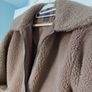 Pale Brown Furry Jacket (Fits up to size 16) Image 3