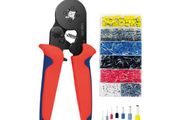 Ferrule crimping pliers, 230 mm, with 1200 ferrules