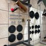 Nice Gym Set, Heavy Weight Bench, Squat Racks, Metal Weights, Bars, Chin Up  + More!! Image 2