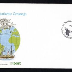 1988 Ireland 150th of 1st Passenger Steamship Crossing Commemorative Stamp with An Pasaiste Corcaigh, (Passage West, Cork) first day cancellation An Post First Day Cover (FDC)