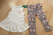 New baby girl tunic plus leggings 92cm organic cotton