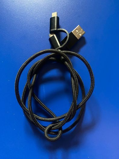 iPhone Samsung 2 in 1 for iPhone and Micro USB Cable Charger