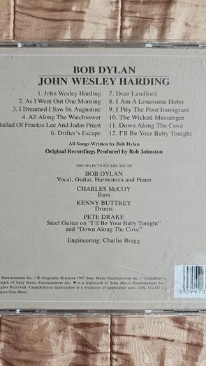 Bob Dylan  - John Wesley Harding.