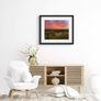 Newgrange Sunrise 16x20" framed print BLACK Image 4
