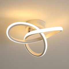 MASSIVE SALE LED Ceiling Lamp, 30W 3375LM Modern Ceiling Light, Creative Flower Shape Ceiling Ligthing Fixture Warm 3000K for Corridor Bedroom Hallway Living Room, Dia 30cm
