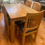 Extendable Willis & Gambier dining table and 6 chairs Image 2