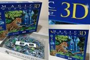 Jaguar Jungle Magic 3d Jigsaw Puzzle &amp; 3D Glasses