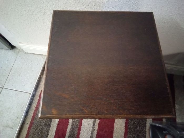 Antique oak sewing cabinet 1920s