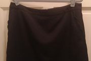 Black scallop edge skirt size 16