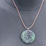Quality Lotus Leaf Jade Pendant Set. Image 2