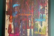Original Large signed painting on canvas