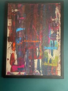 Original Large signed painting on canvas