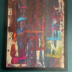 Original Large signed painting on canvas