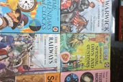 Vintage Ladybird Books- Warwick, Special Days and Customs, The Telescope and Microscope, Time, Calendars and Clocks, Story of Railways, Story of Science book 1