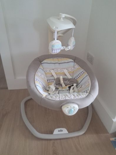 Joie Serina 2-in-1 Baby Swing & Rocker (Includes Brand New Mains Adapter)