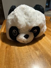 panda bear plush costume head