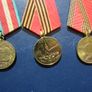 Five Soviet/Russia Military Medals.Full Size Originals. Image 3