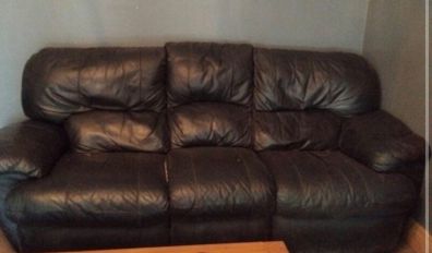 Free 2 and 3 leather recliner seater couch